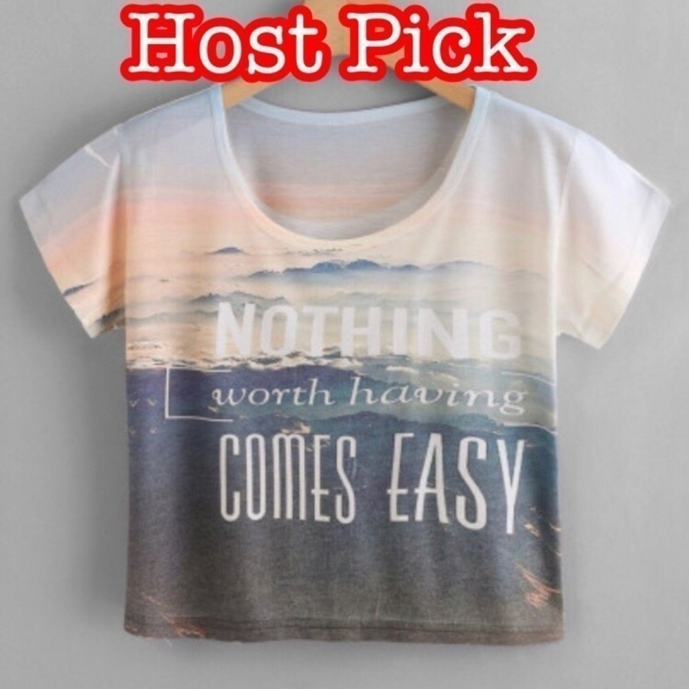 ✅2X Host Pick✅ Nothing Worth Having Crop Top, Small